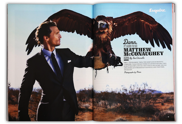 Esquire rehashes the last two years of the McConaissance