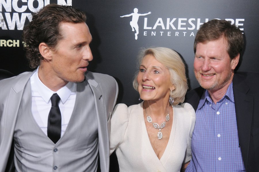 Matthew, Kay and Rooster McConaughey